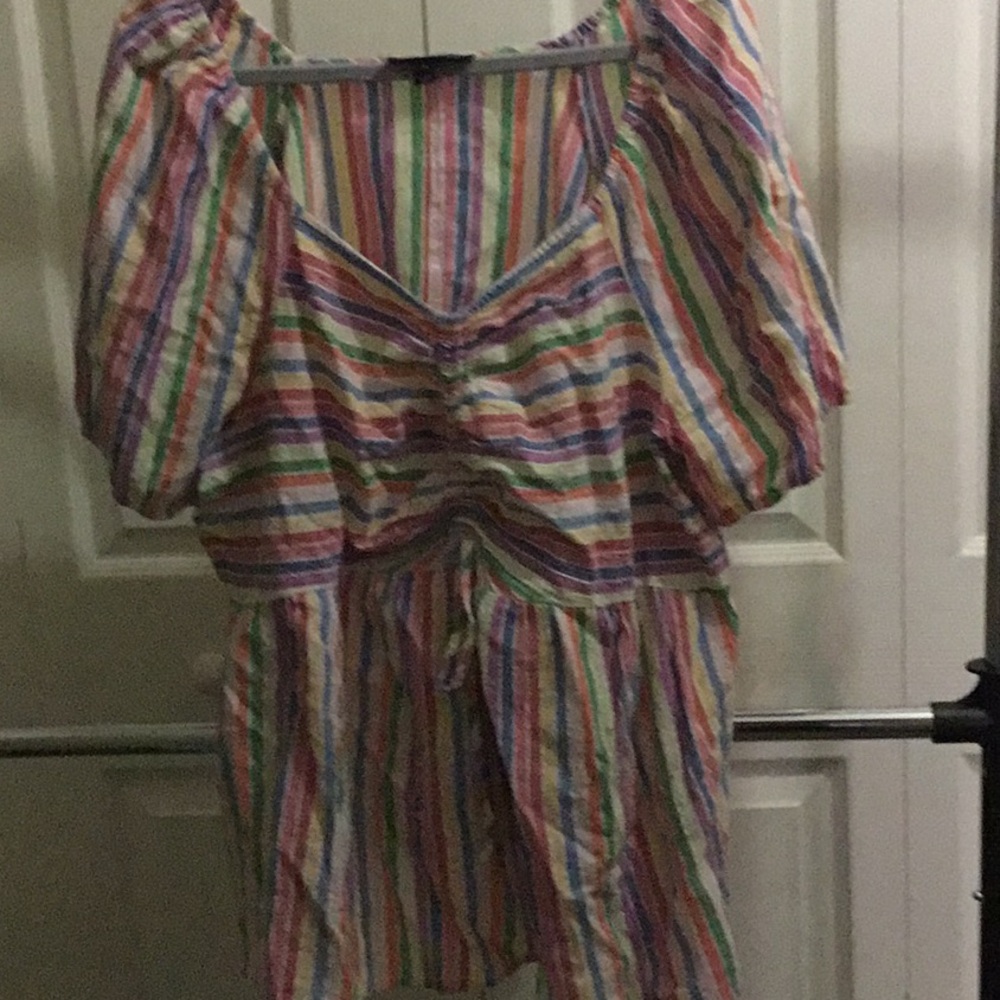 Colorful Striped Blouse